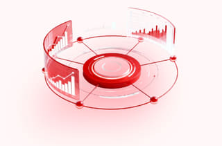 Cyber Wertik Dashboard, das Handelssignale und Performance-Daten anzeigt